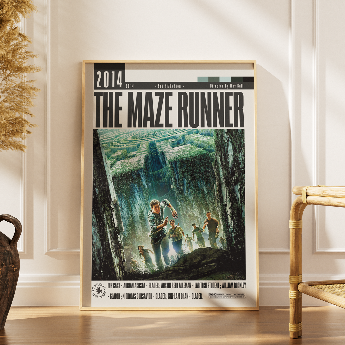 The Maze Runner Film Poster | Minimalist Sci-Fi Wall Art Print UK