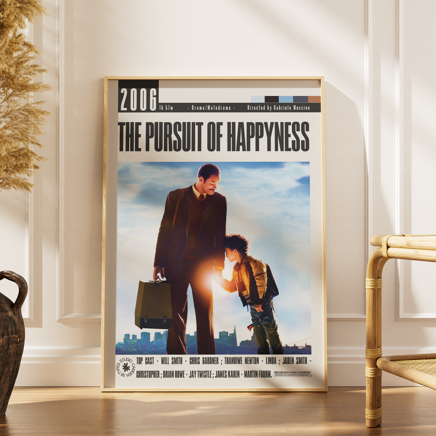 The Pursuit of Happyness (2006) Poster UK