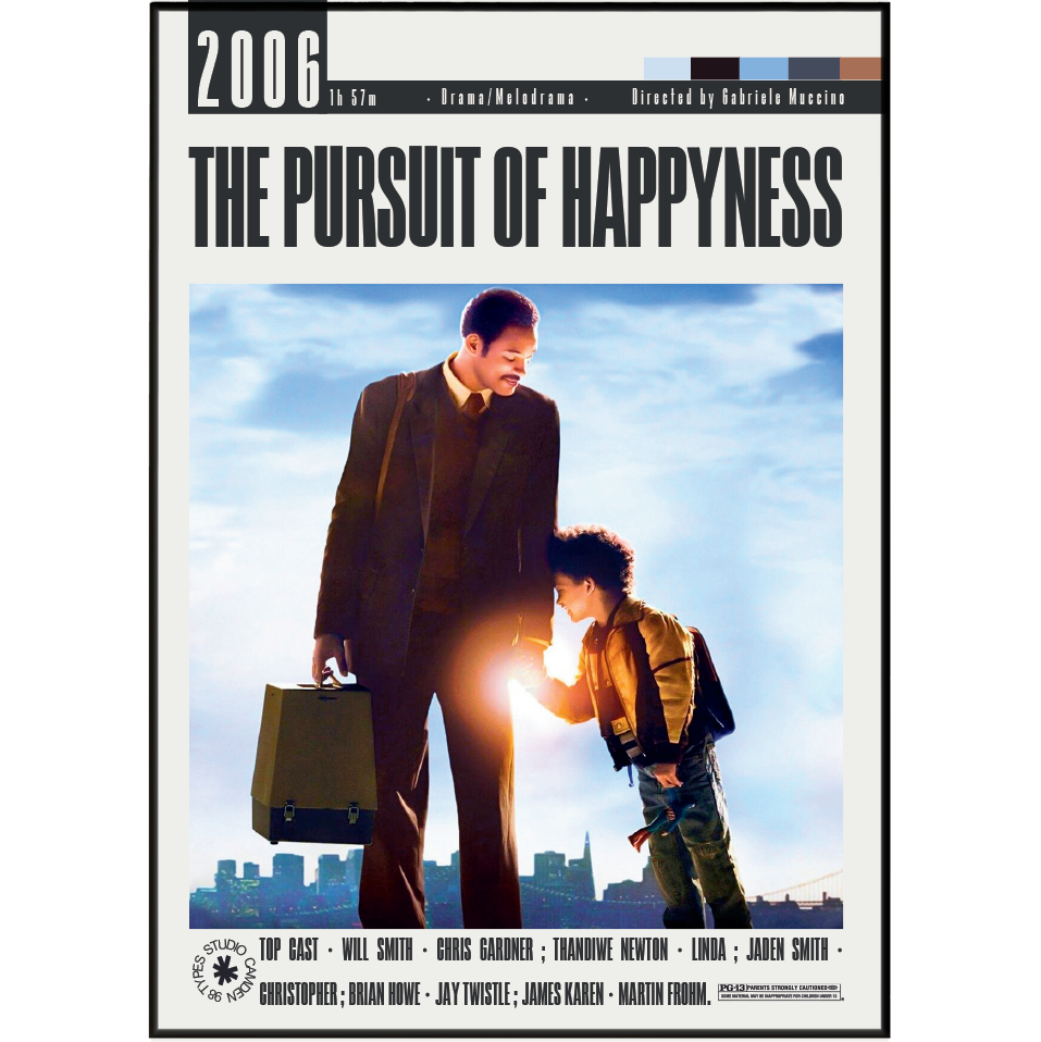 The Pursuit of Happyness (2006) Poster UK