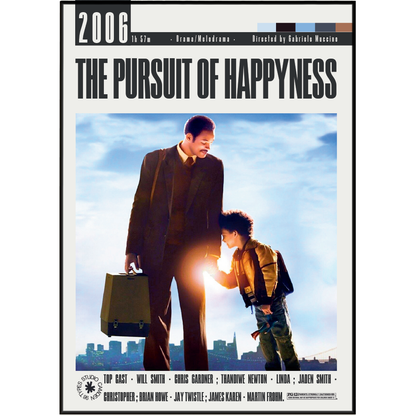 The Pursuit of Happyness (2006) Poster UK