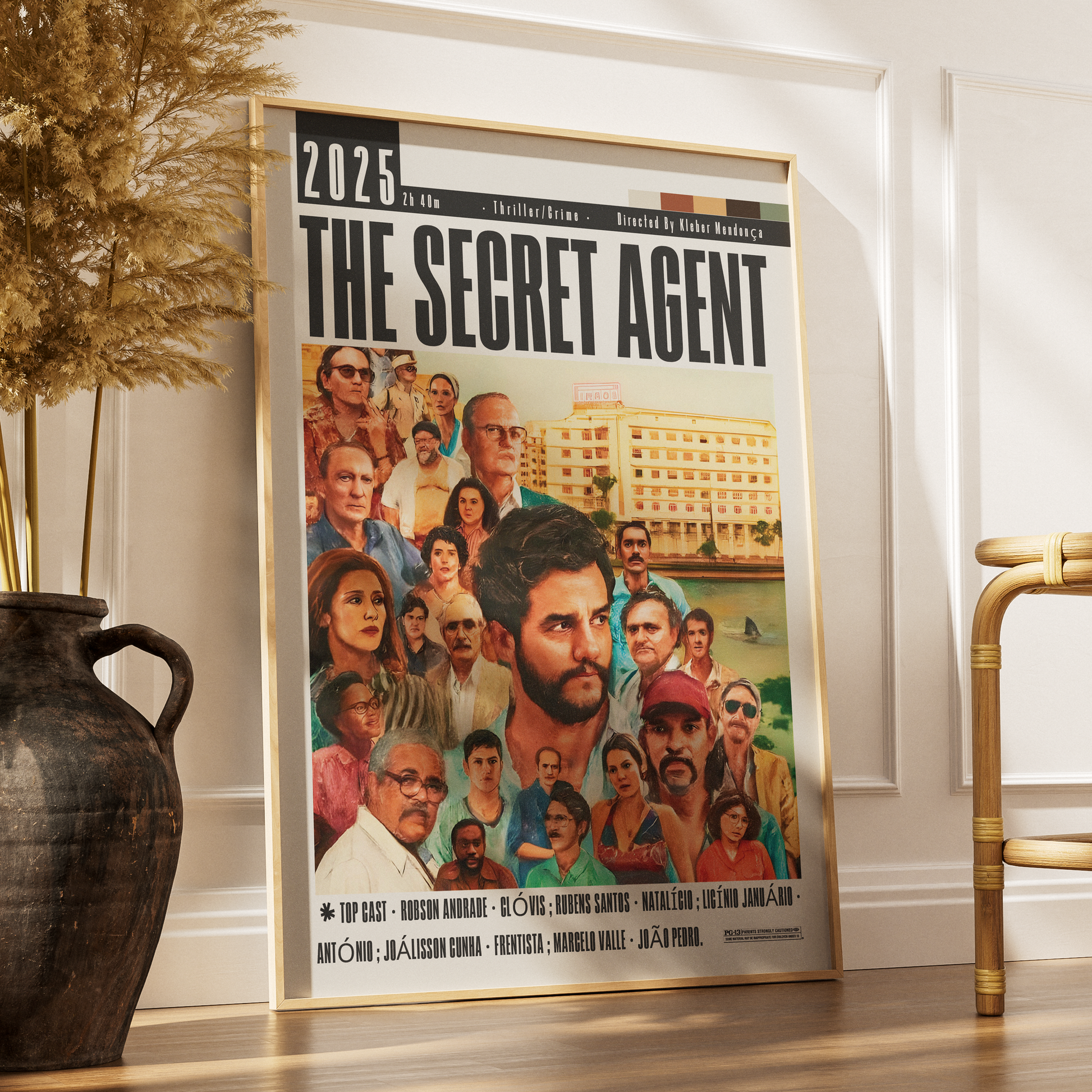The Secret Agent 2025 movie poster art print UK