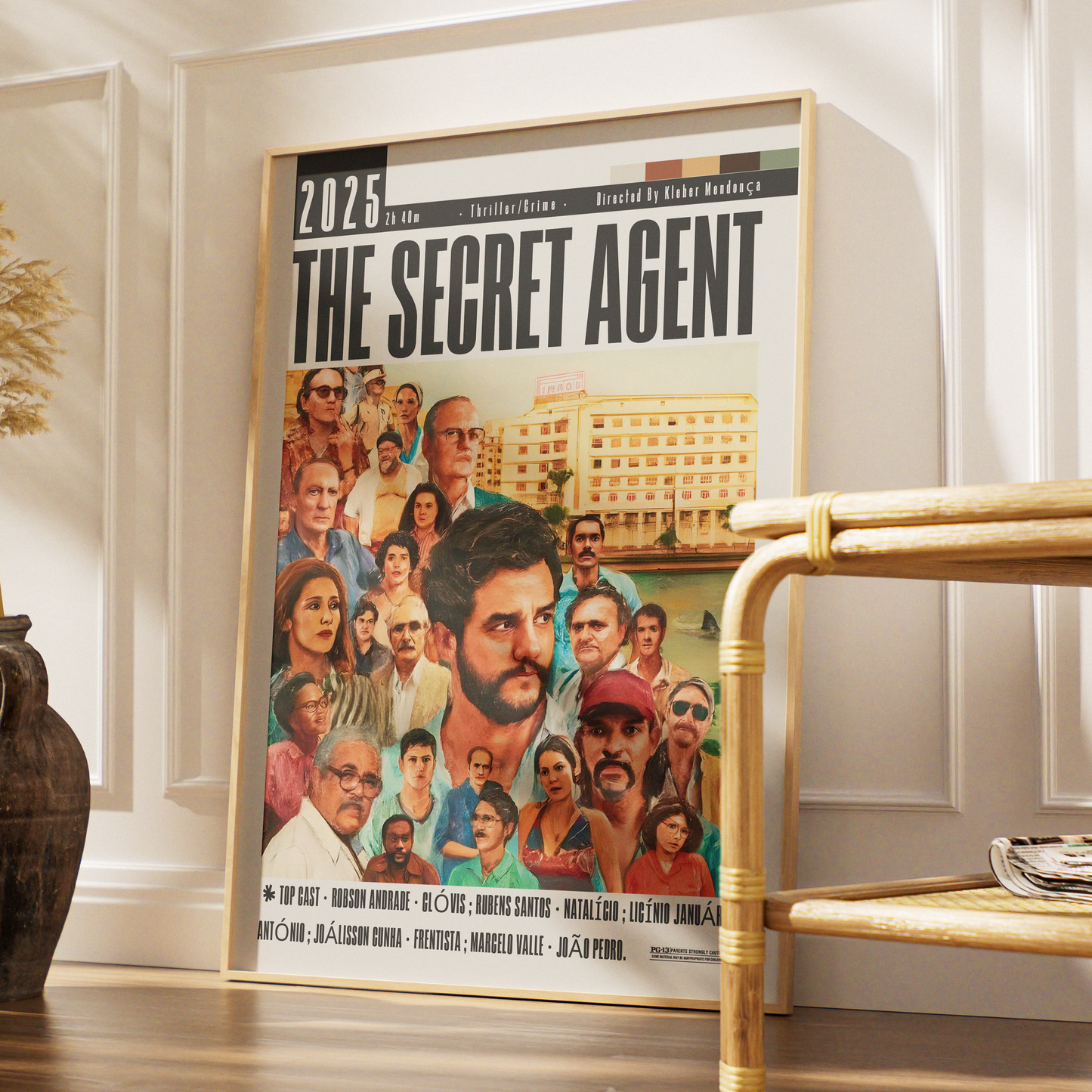 The Secret Agent 2025 movie poster art print UK