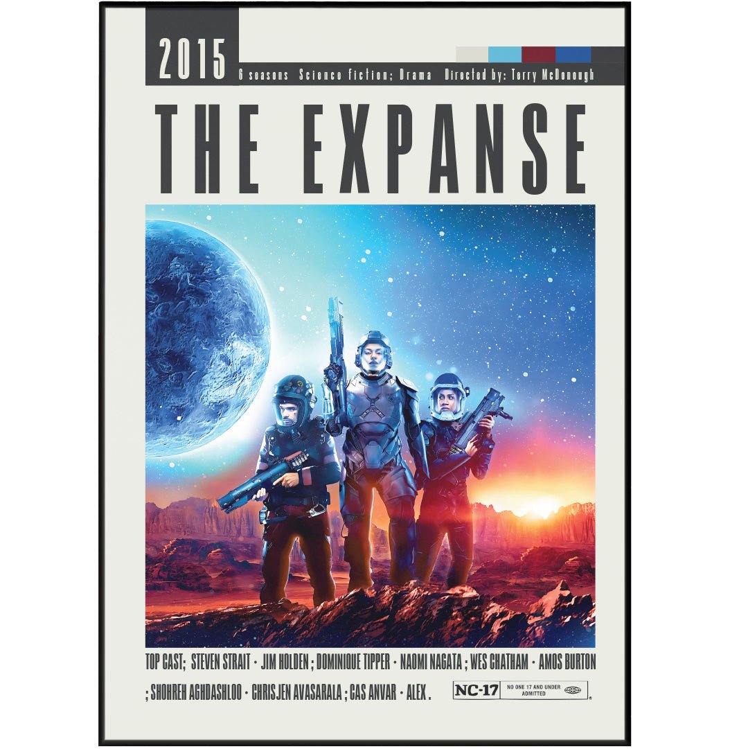 The Expanse Amazon Prime TV series poster — hard sci-fi space opera wall art print UK
 - 98types