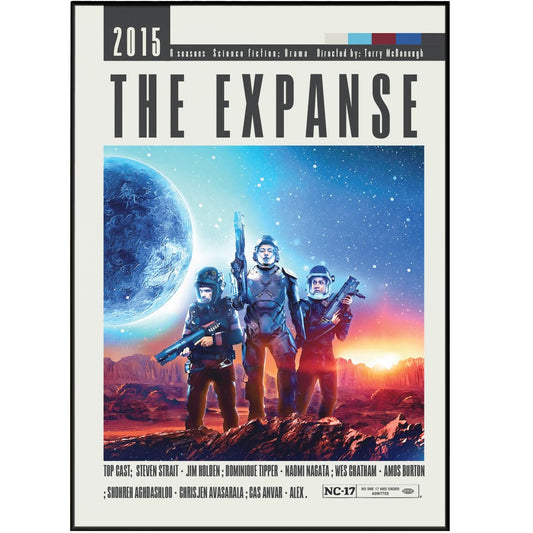 The Expanse Amazon Prime TV series poster — hard sci-fi space opera wall art print UK
 - 98types