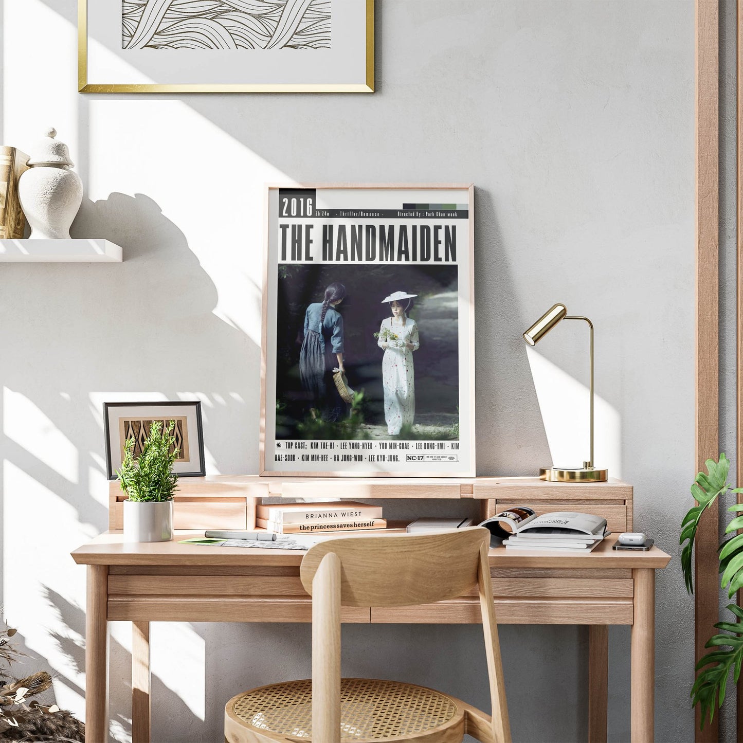 The Handmaiden 2016 Korean film poster — Park Chan-wook Kim Tae-ri Kim Min-hee colonial Korea lesbian wall art print UK
- 98types