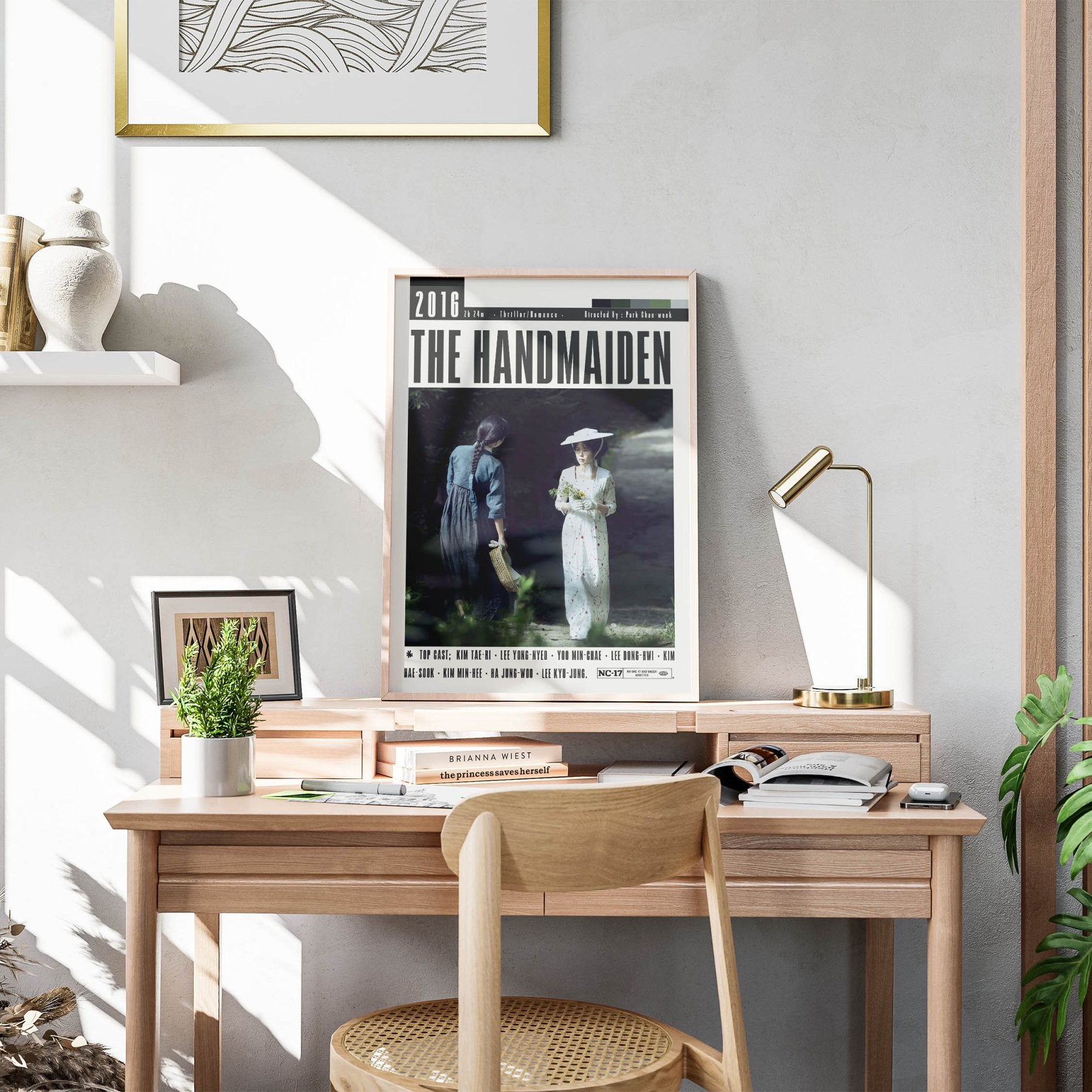 The Handmaiden 2016 Korean film poster — Park Chan-wook Kim Tae-ri Kim Min-hee colonial Korea lesbian wall art print UK
- 98types