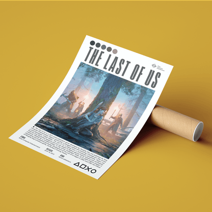 The Last of Us 2013 game poster — Naughty Dog Joel Ellie Clickers post-apocalyptic wall art print UK 98types