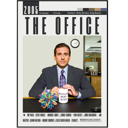 The Office US TV show poster — Michael Scott Dunder Mifflin Scranton wall art print UK
