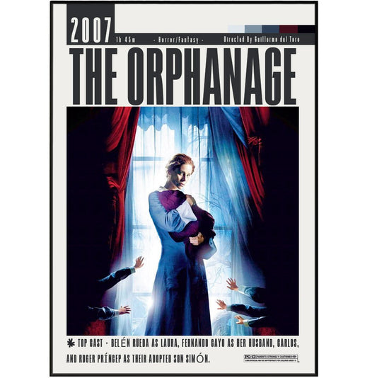 The Orphanage 2007 horror film poster — Bayona Belén Rueda Spanish supernatural wall art print UK
