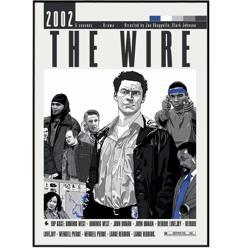 The Wire Posters | David Simon Tv Series - 98types
