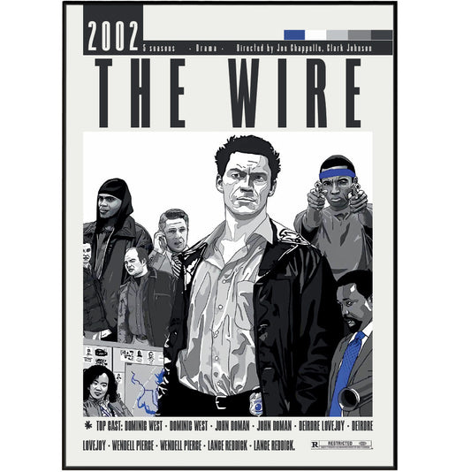 The Wire Posters | David Simon Tv Series - 98types