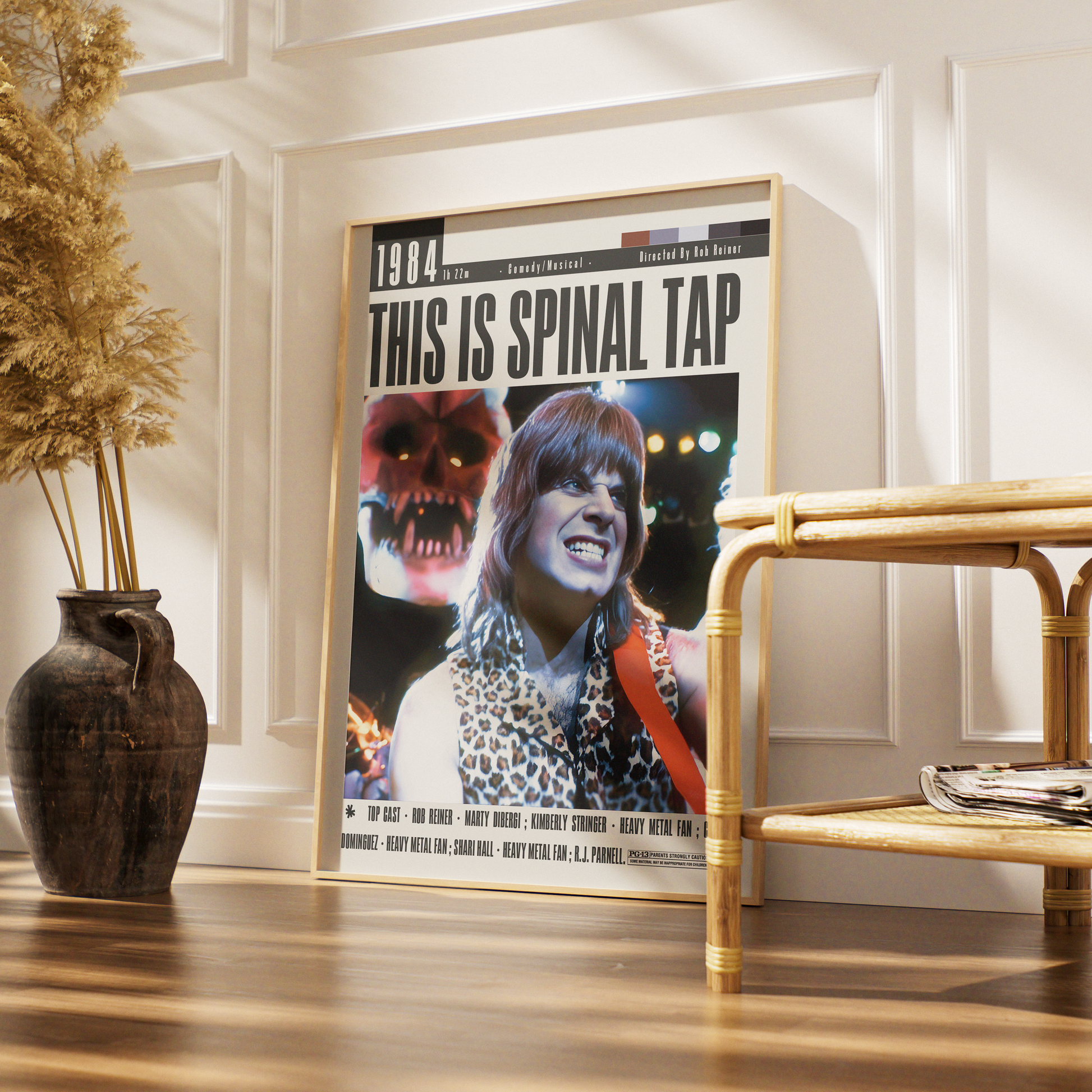 This Is Spinal Tap 1984 comedy film poster — Rob Reiner mockumentary Stonehenge rock band wall art print UK
