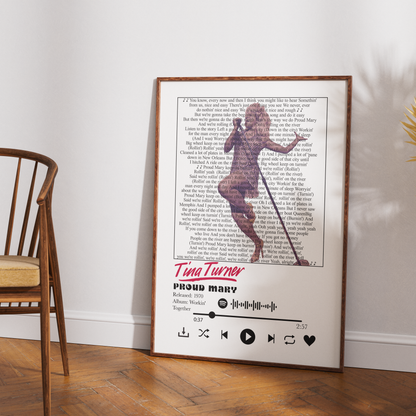 Tina Turner – Proud Mary Poster