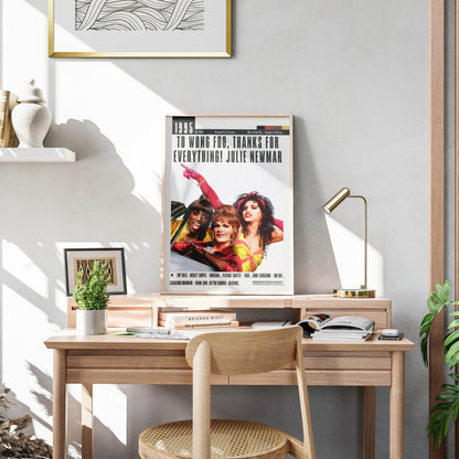 To Wong Foo 1995 LGBTQ+ film poster — Patrick Swayze Wesley Snipes John Leguizamo drag queens road trip wall art print UK
r - 98types