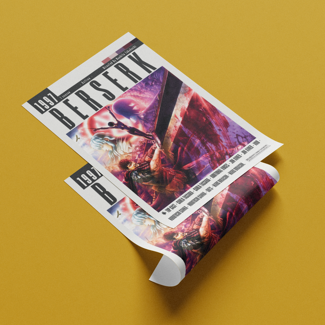 Berserk 1997 Anime Posters