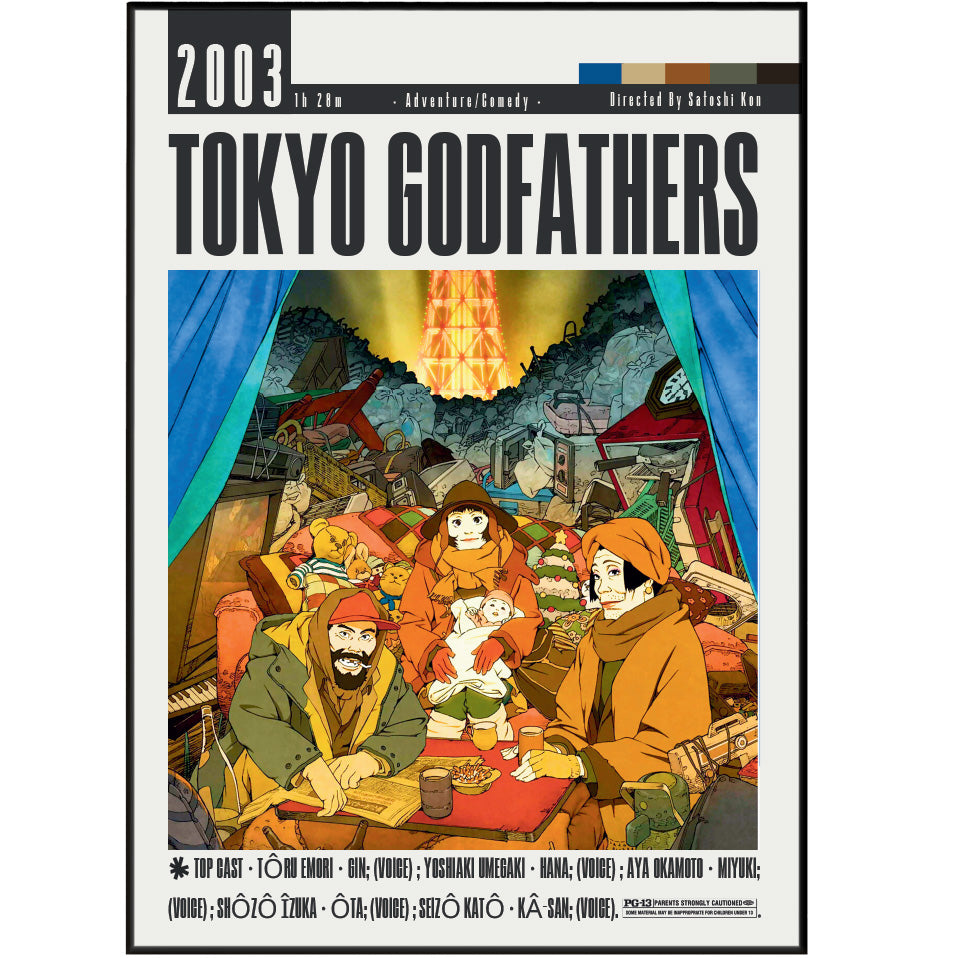 Tokyo Godfathers (2003) Movie Posters