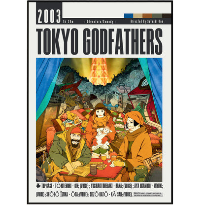 Tokyo Godfathers (2003) Movie Posters