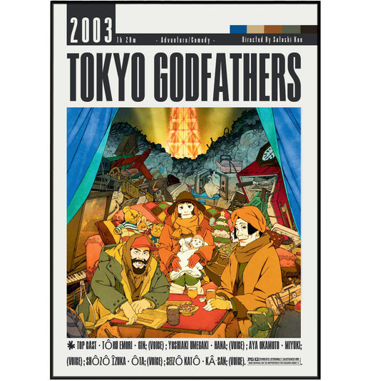 Tokyo Godfathers (2003) Movie Posters