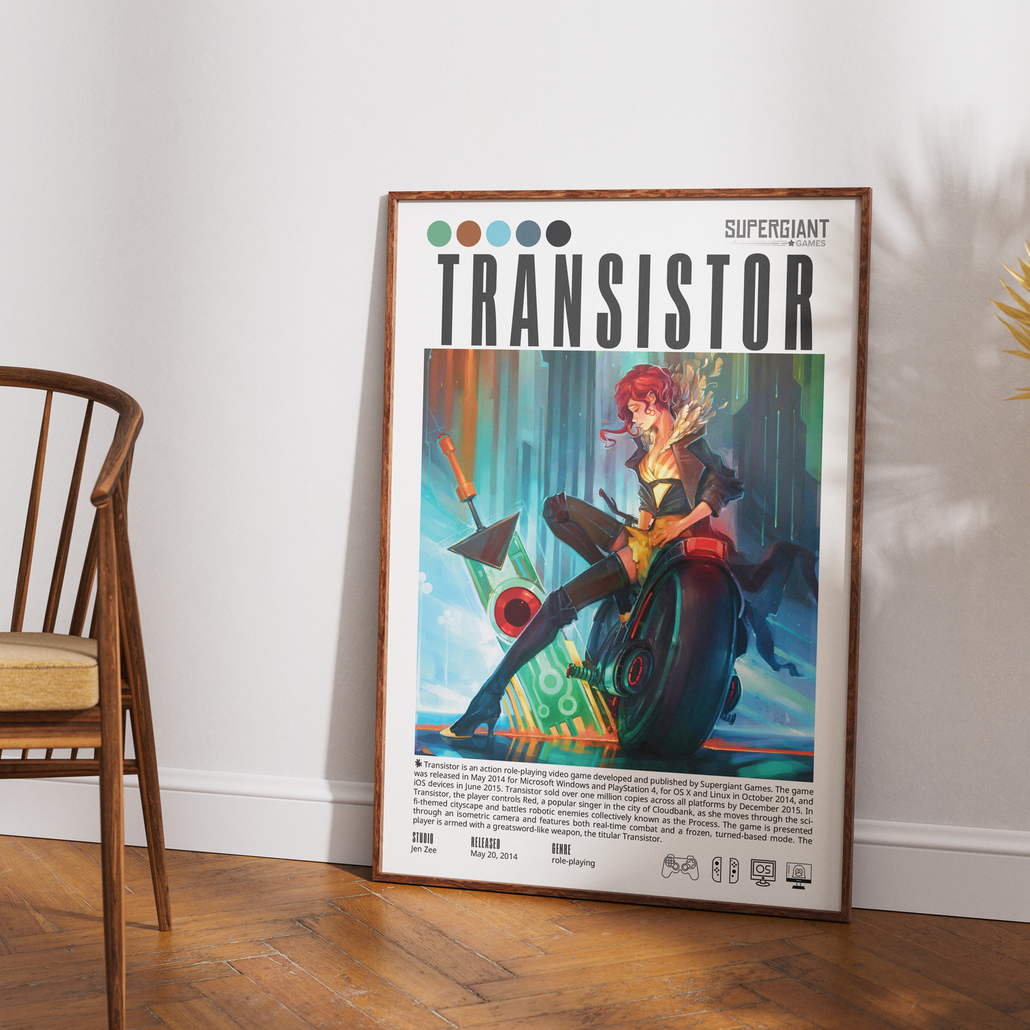 Transistor Video Game Posters