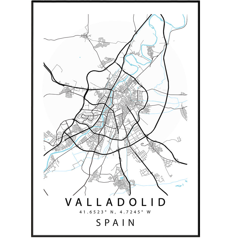 Transform your living room or wall with a custom map print from Valladolid, Spain. Available in a large range of sizes, our UK map prints are perfect for adding a touch of artistic flair to your decor. Each design is created by a local artist and is sure to elevate any space. Explore 98types for stunning street map poster designs.