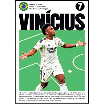 Vinícius Jr Poster poster print, view 2 – 98types