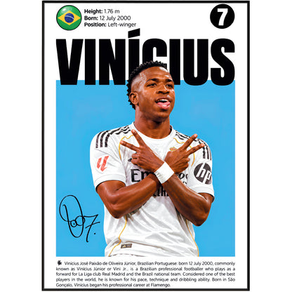 Vinícius Jr Poster poster print UK – 98types