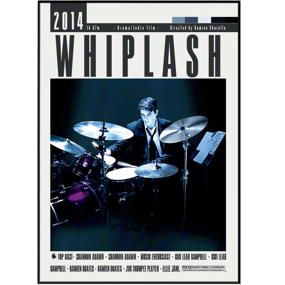 Whiplash Poster | Damien Chazelle Movies