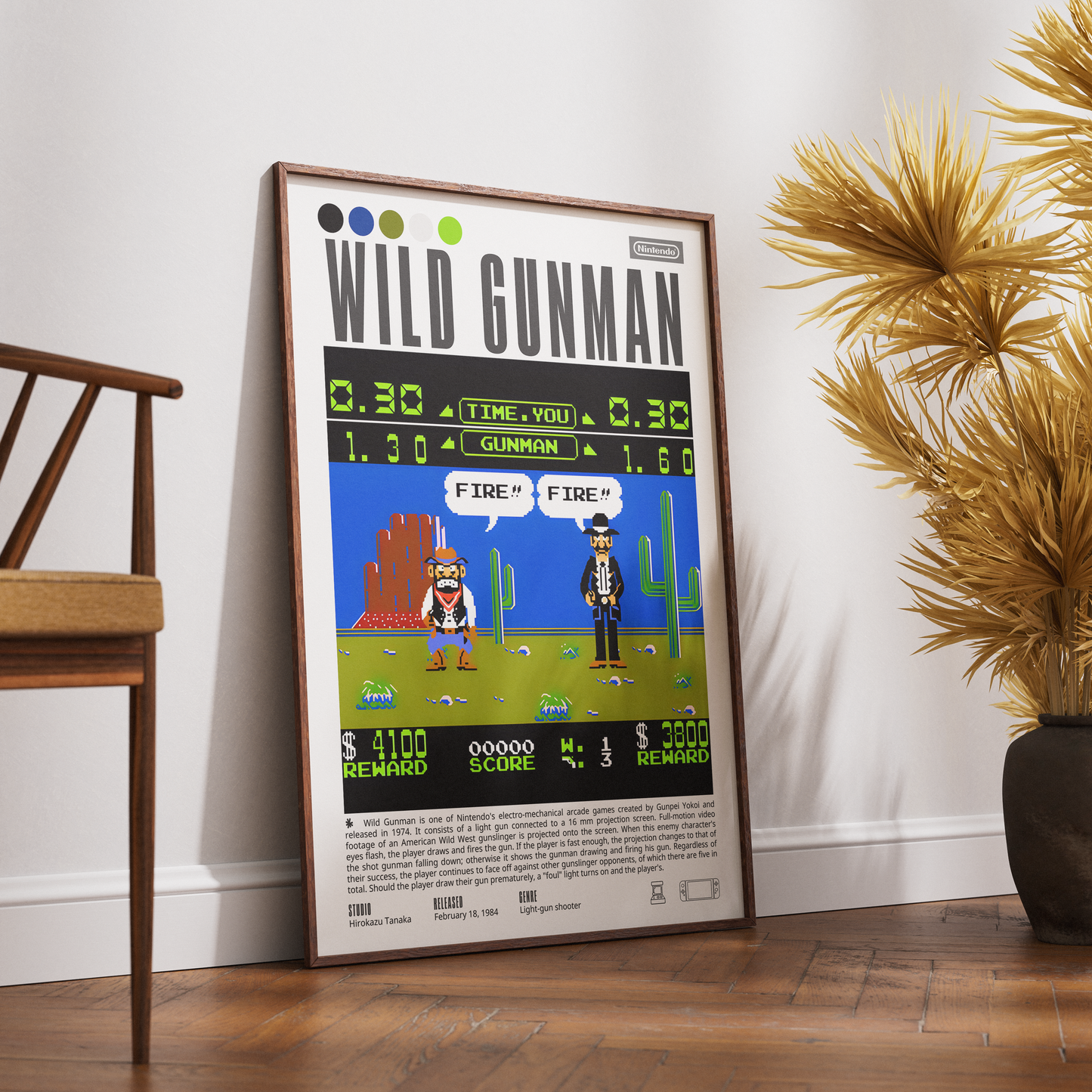 Wild Gunman Video Games Poster