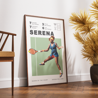 Serena Williams Tennis Posters