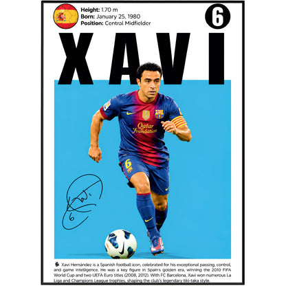 Xavi Hernández Poster poster print, view 3 – 98types