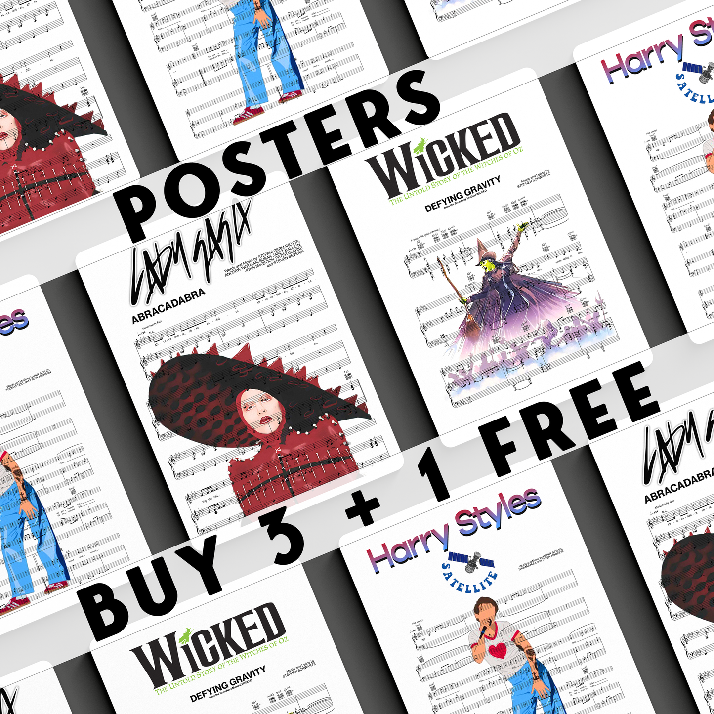 Elton John, Dua Lipa ~ Cold Heart Song Music Print