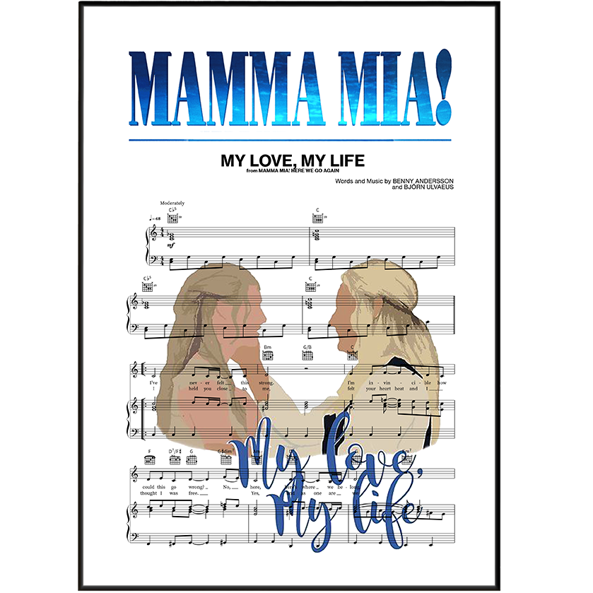 Abba - Mama Mia - MY LOVE, MY LIFE Poster