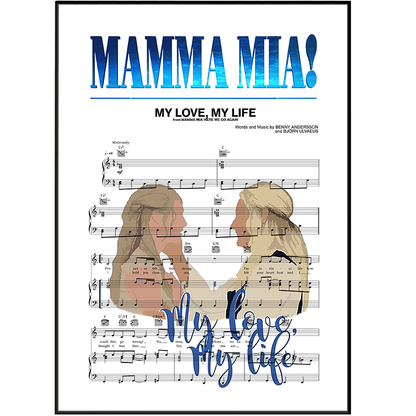 Abba - Mama Mia - MY LOVE, MY LIFE Poster