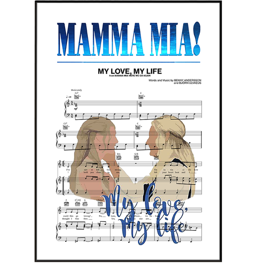 Abba - Mama Mia - MY LOVE, MY LIFE Poster