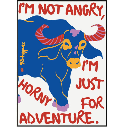 Bull Aesthetic Posters - 98typesAesthetic Animals Poster