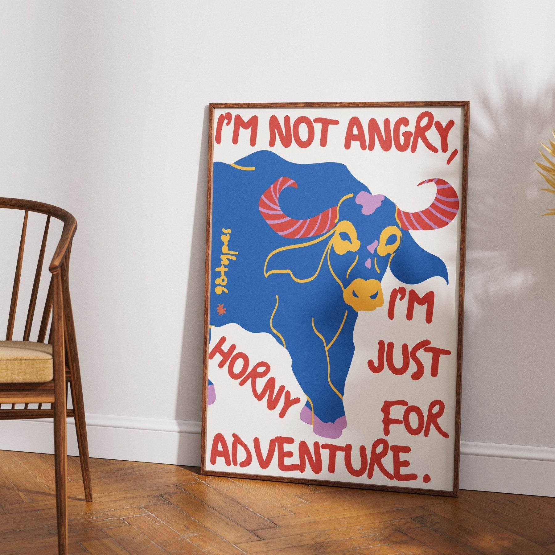 Bull Aesthetic Posters - 98typesAesthetic Animals Poster