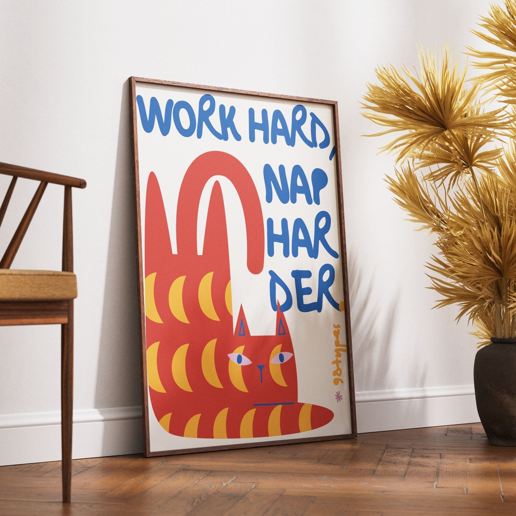 Cat 3 Aesthetic Posters - 98typesAesthetic Animals Poster