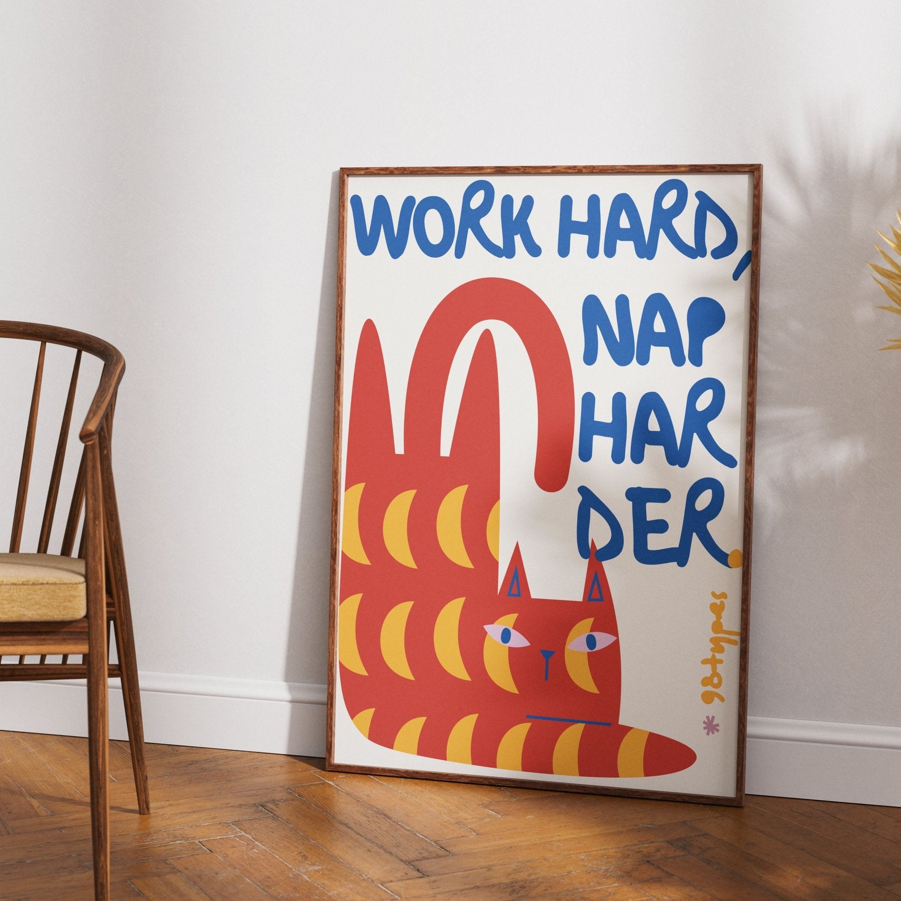 Cat 3 Aesthetic Posters - 98typesAesthetic Animals Poster