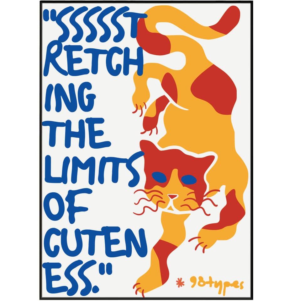 Cat 5 Aesthetic Posters - 98typesAesthetic Animals Poster