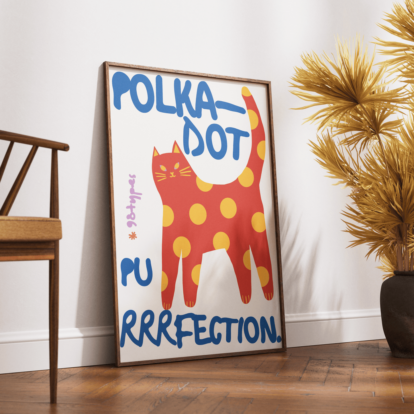 Cat Dot Aesthetic Posters - 98typesAesthetic Animals Poster