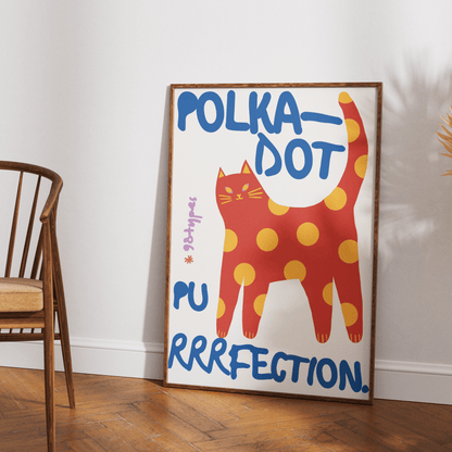 Cat Dot Aesthetic Posters - 98typesAesthetic Animals Poster