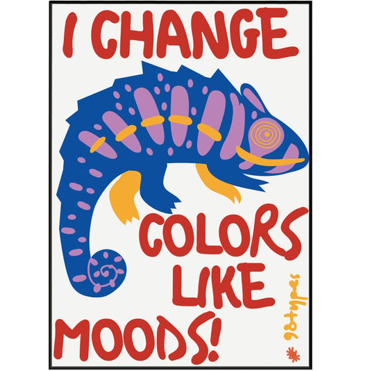 Chameleon Aesthetic Posters - 98typesAesthetic Animals Poster