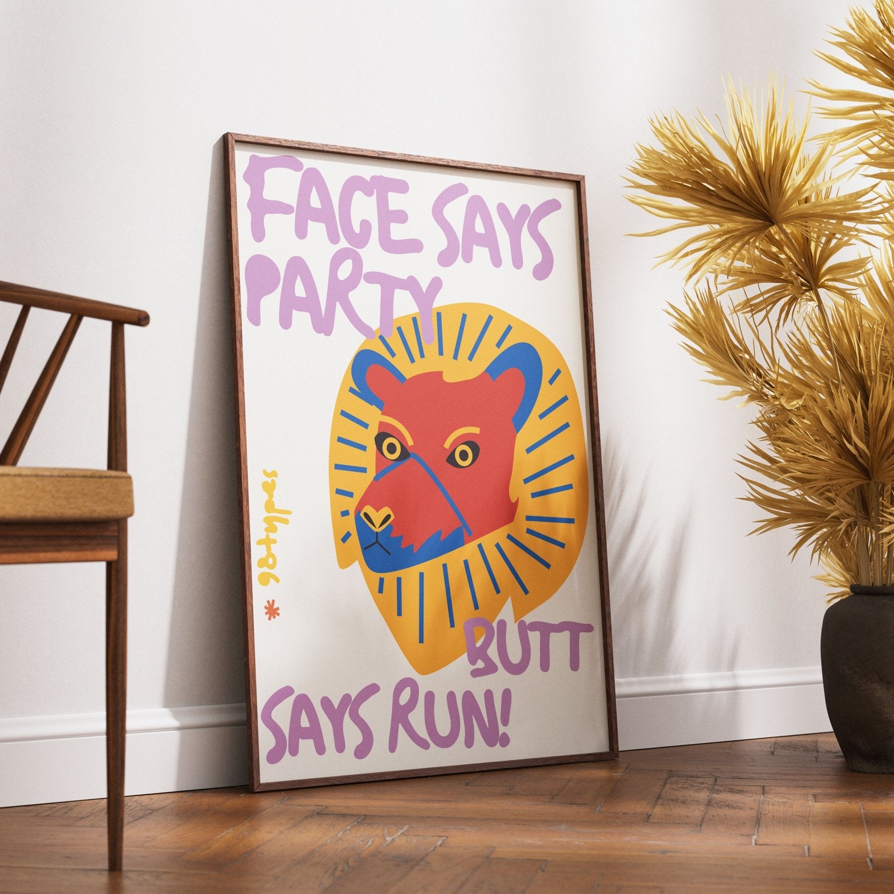 Chimpanzee Aesthetic Posters - 98typesAesthetic Animals Poster