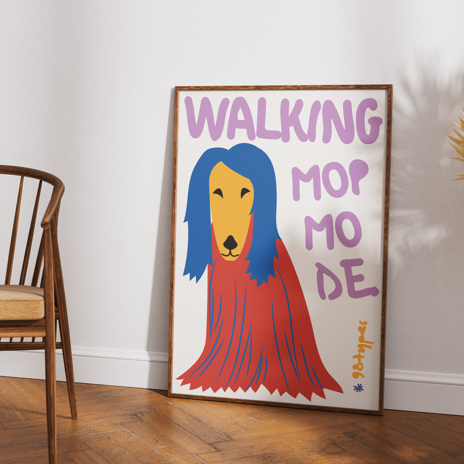 Dog long hair Aesthetic Posters - 98typesAesthetic Animals Poster