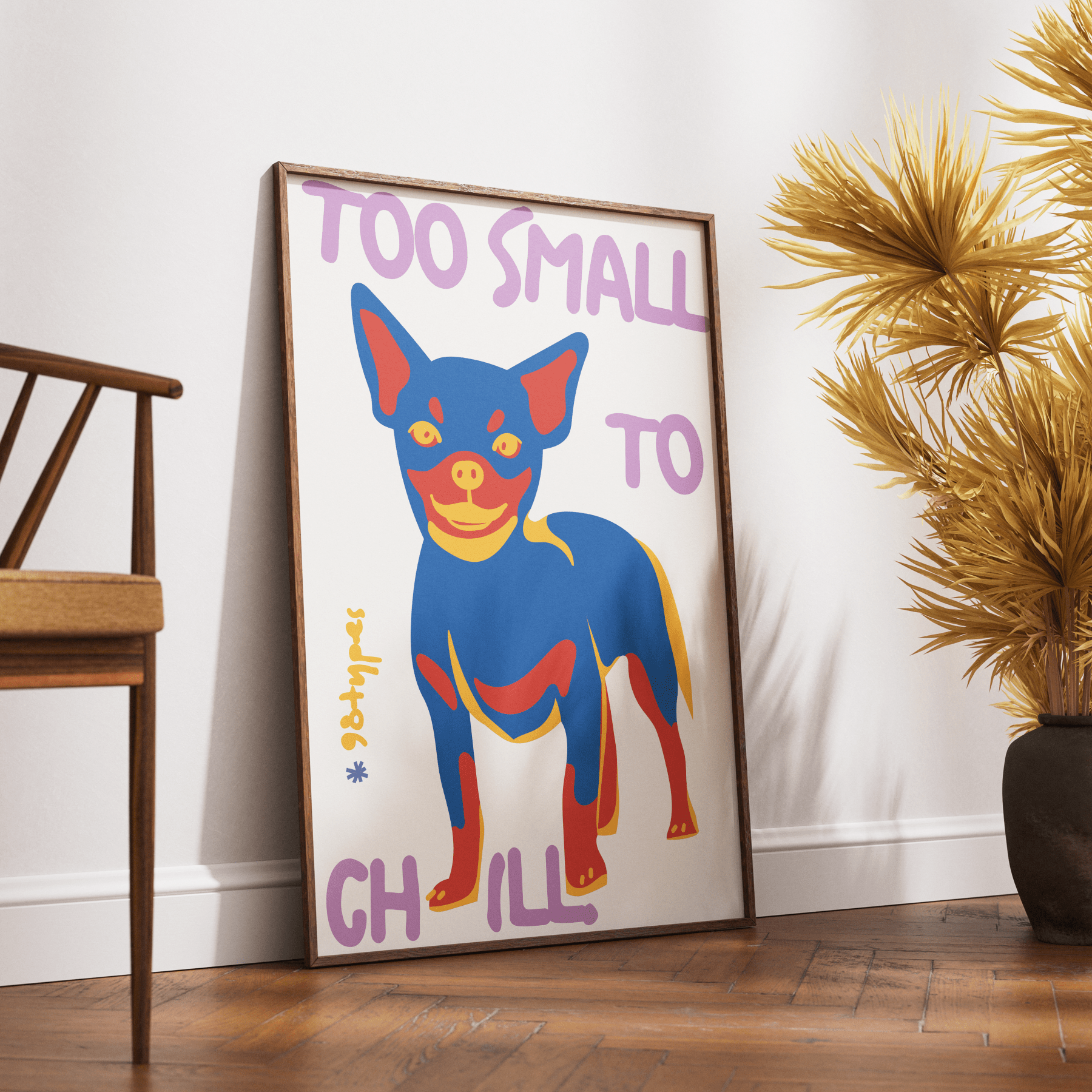 Dog Small Aesthetic Posters - 98typesAesthetic Animals Poster