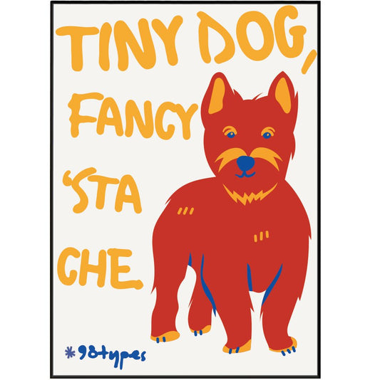 Dog Tiny Aesthetic Posters - 98typesAesthetic Animals Poster