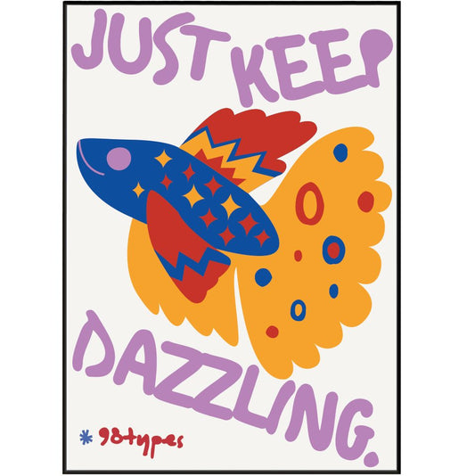 Fish colour Aesthetic Posters - 98typesAesthetic Animals Poster
