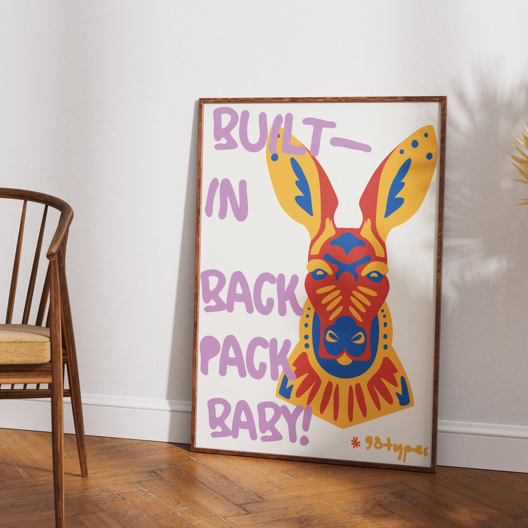 Kangaroo Aesthetic Posters - 98typesAesthetic Animals Poster
