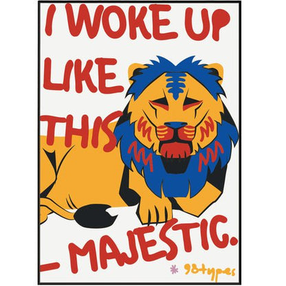Lion Aesthetic Posters - 98typesAesthetic Animals Poster