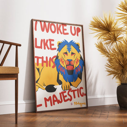 Lion Aesthetic Posters - 98typesAesthetic Animals Poster
